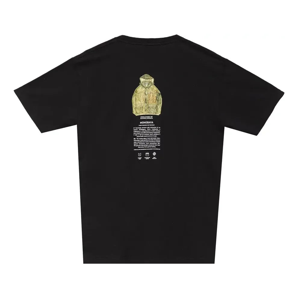STONE ISLAND Logo T-Shirt 'Black' 74152NS91-V0029