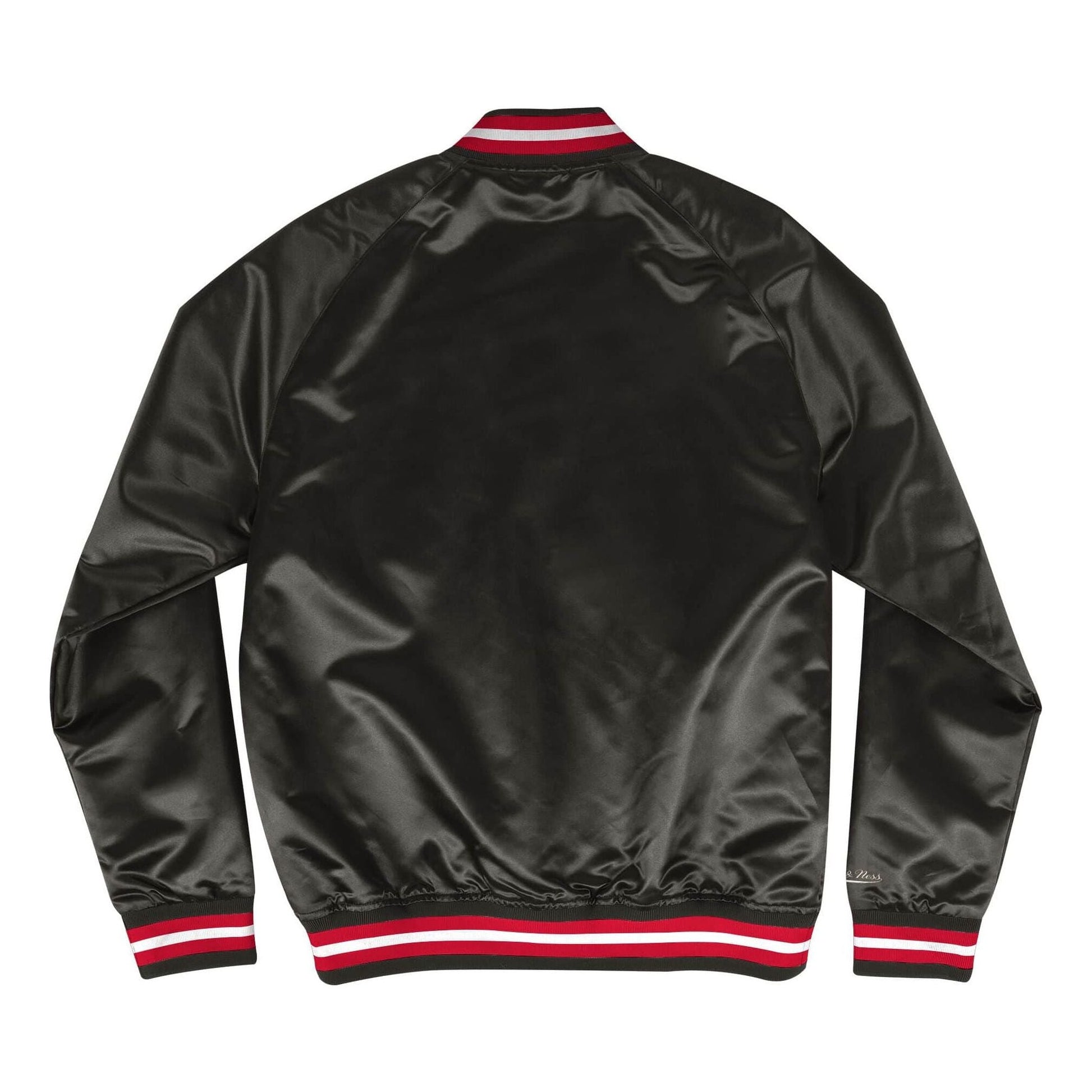 Mitchell & Ness x NBA Lightweight Satin Jacket 'Chicago Bulls' STJKMG18013-CBUBLCK