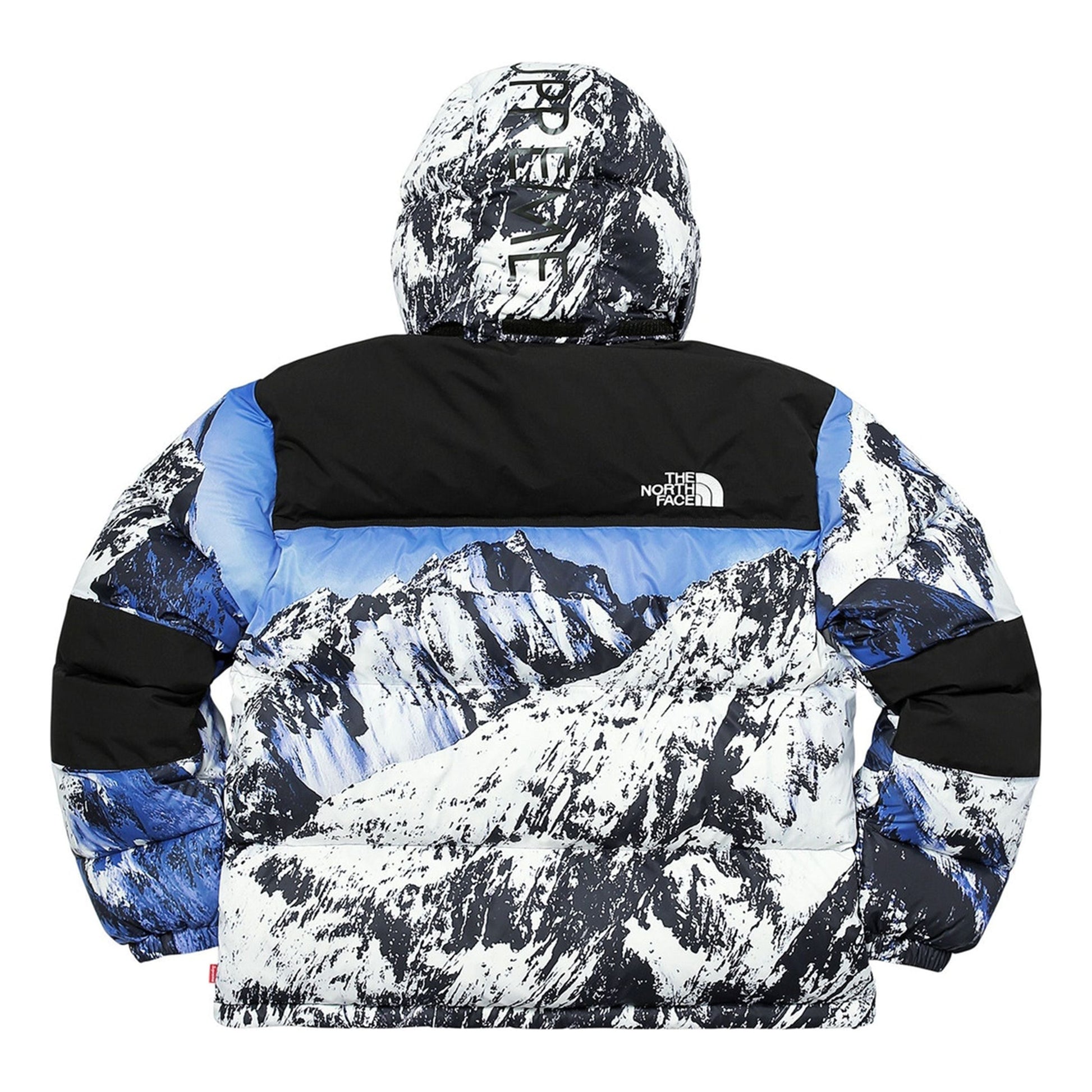 Supreme x The North Face Mountain Baltoro 700 Fill Down Jacket 'White Blue Black' SUP-SS18-599
