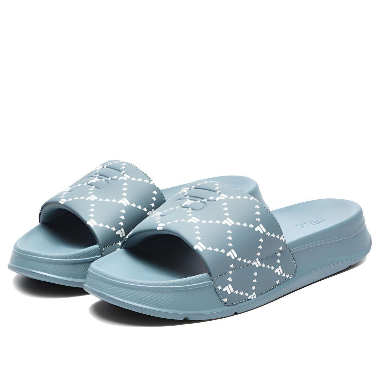 (WMNS) FILA Fusion COMO Sliders 'Teal Whire' T12W227510BLG