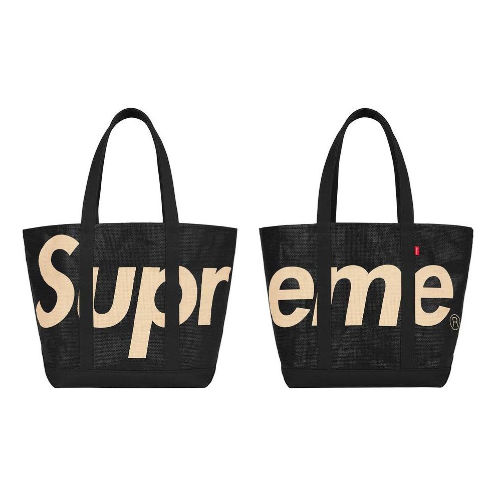 Supreme Raffia Tote 'Black Gold' SUP-SS20-729
