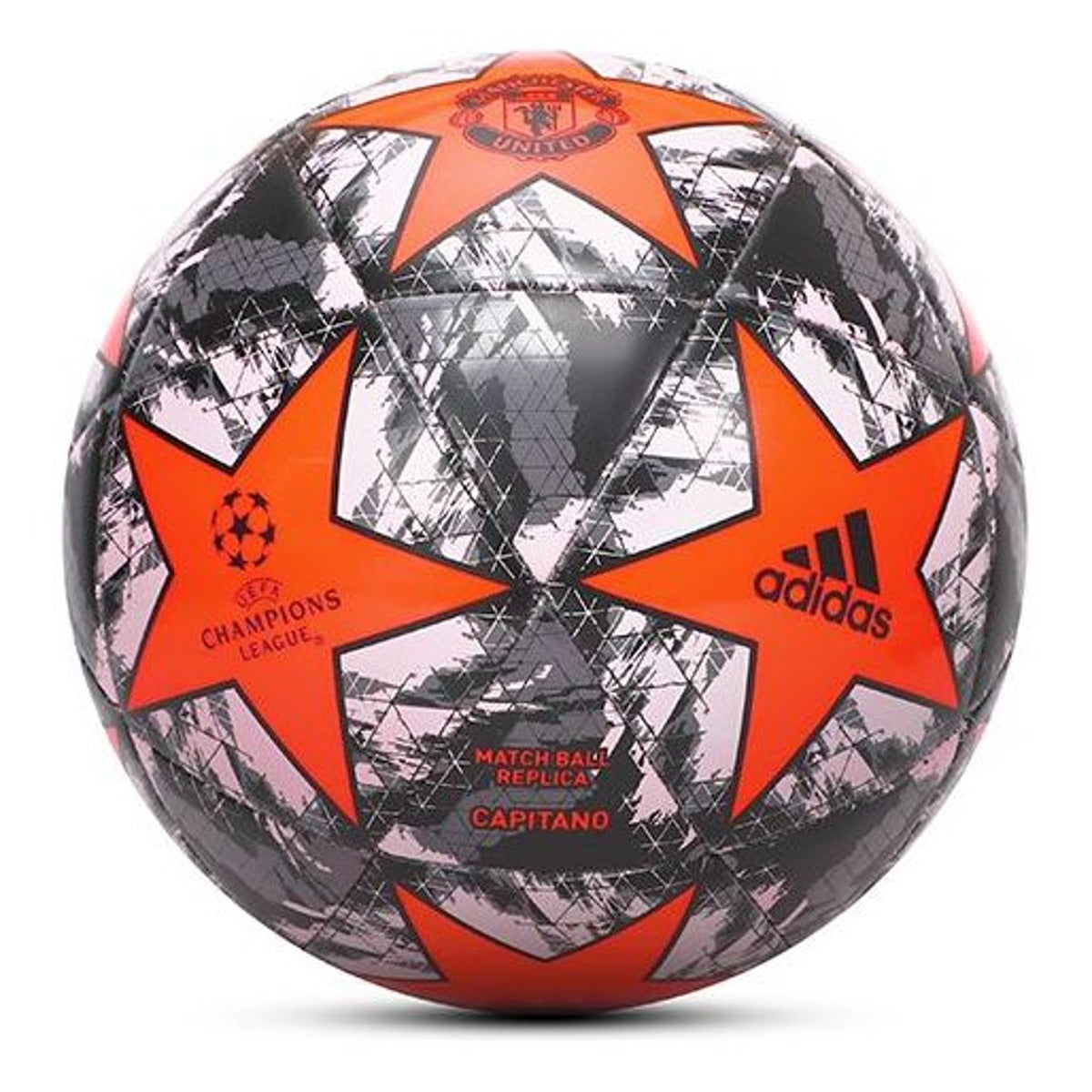 adidas UCL Finale 19 Manchester United Capitano Ball 'Orange Black' DY2538