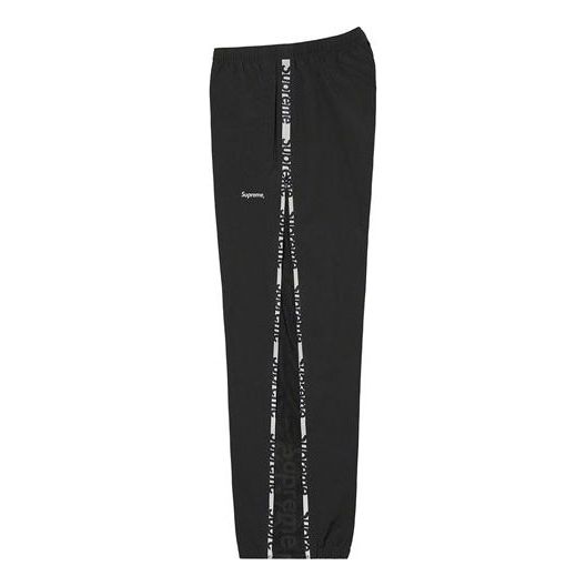 Supreme Reflective Zip Track Pants 'Black White' SUP-SS21-533