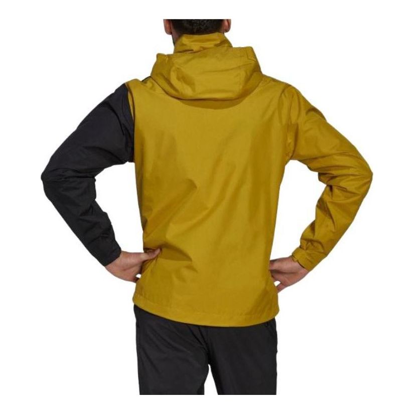 adidas Terrex Multi RAIN.RDY Two-Layer Rain Jacket Asia Sizing 'Green Black' HI1626