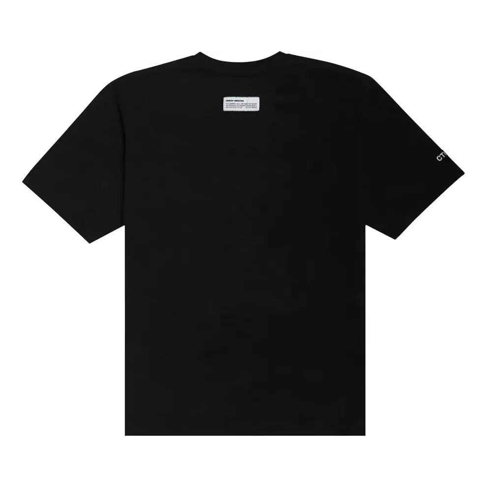 HERON PRESTON Split Herons T-Shirt 'Black Orange' HMAA029F21JER0011022