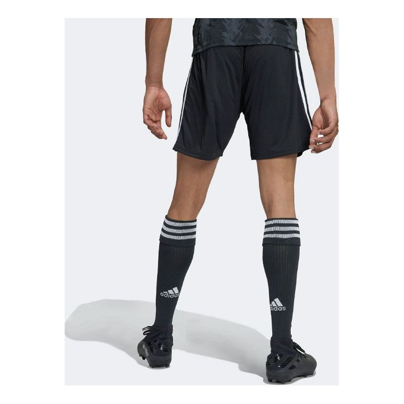 adidas Juventus 22/23 Away Shorts Asia Sizing 'Black White' H38895