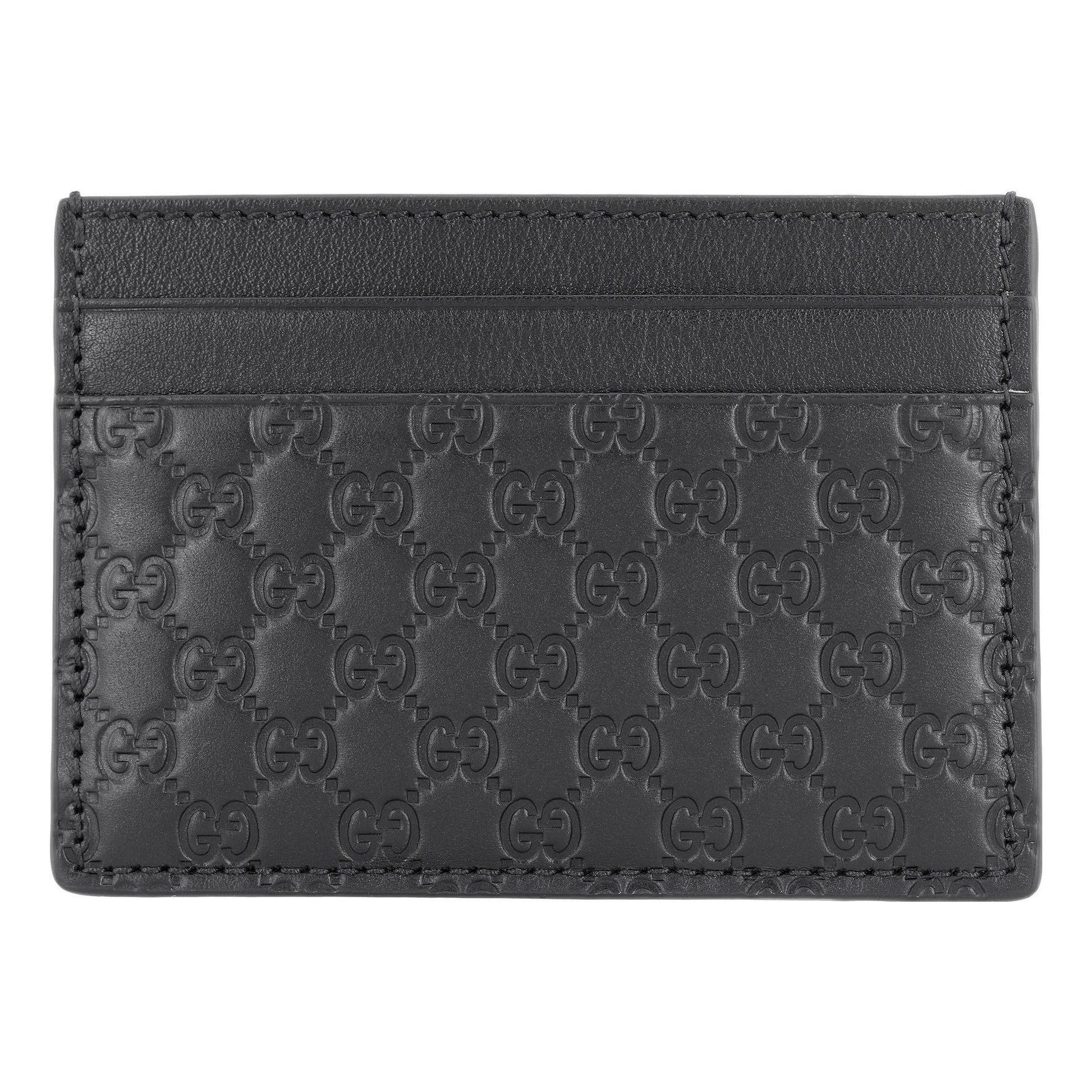 Gucci Card Case Microguccissima 'Black' 262837-BMJ1N-1000