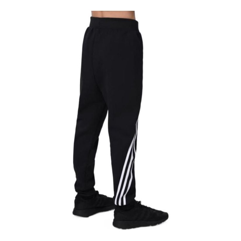 (GS) adidas Future Icons 3-Stripes Tapered-Leg Pants Asia Sizing 'Black White' H44337