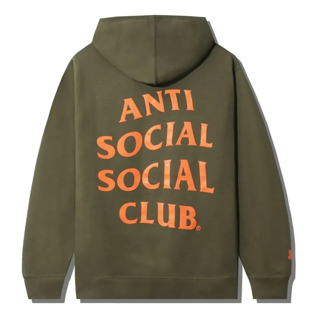 ANTI SOCIAL SOCIAL CLUB x UNDEFEATED Paranoid Hoodie 'Olive' ASSC027