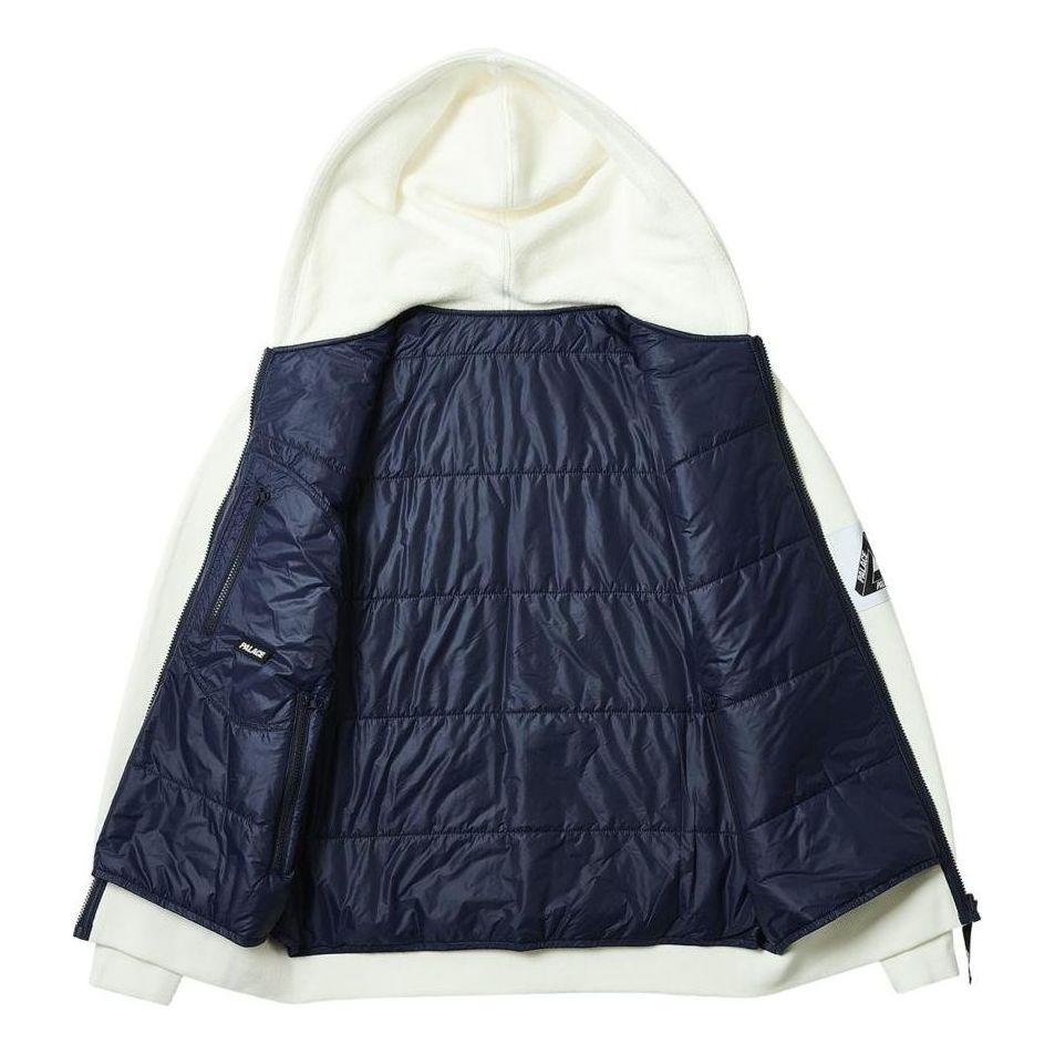 Palace Reversible Vest Hoodie 'Soft White' P26CS048