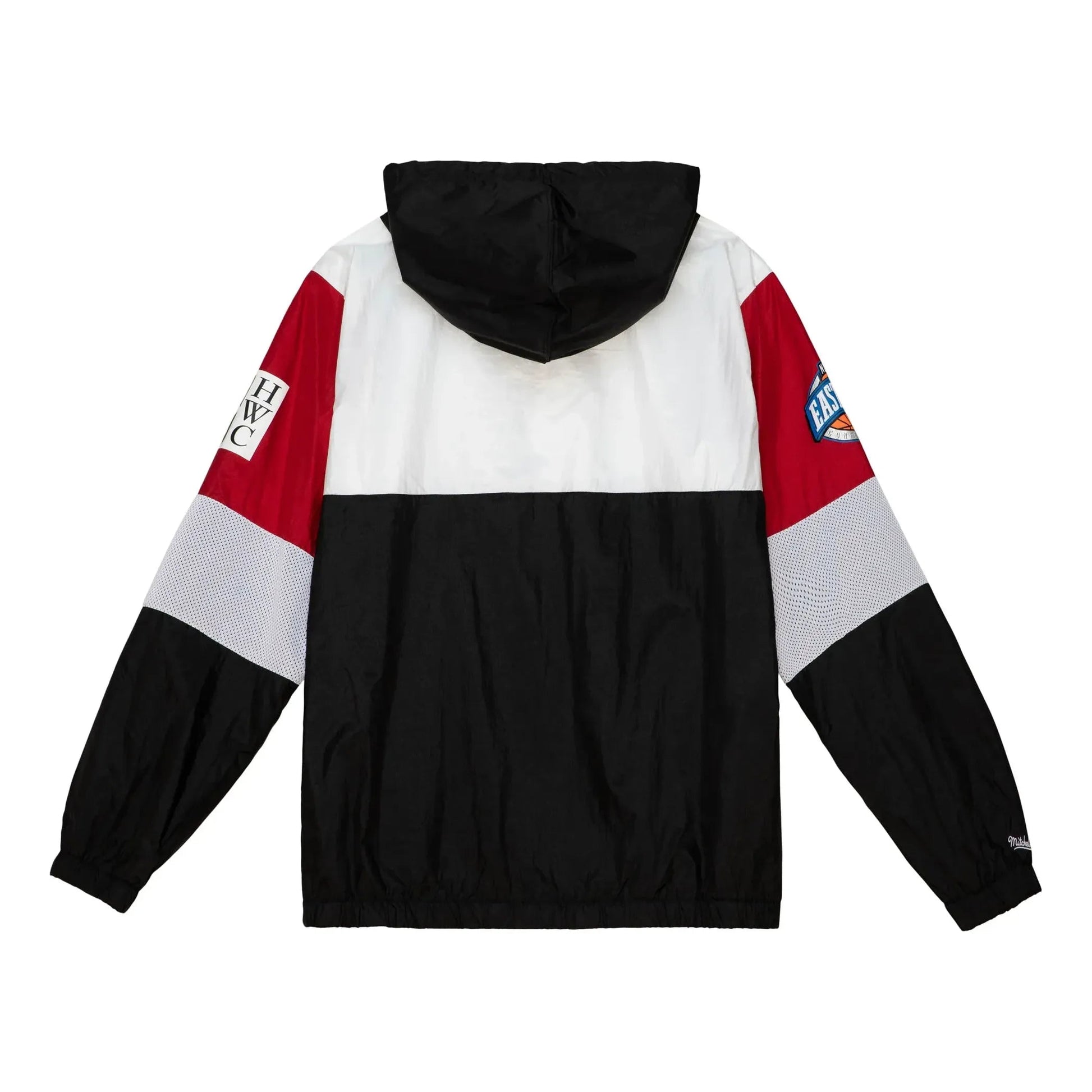 Mitchell & Ness x NBA Miami Heat Windbreaker Jacket 'White' OJPO5379-MHEYYPPPBLCK