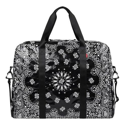 Supreme Bandana Tarp Large Duffle Bag 'Black White' SUP-SS21-625