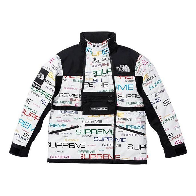 Supreme x The North Face Steep Tech Apogee Jacket 'White Black' SUP-FW21-261