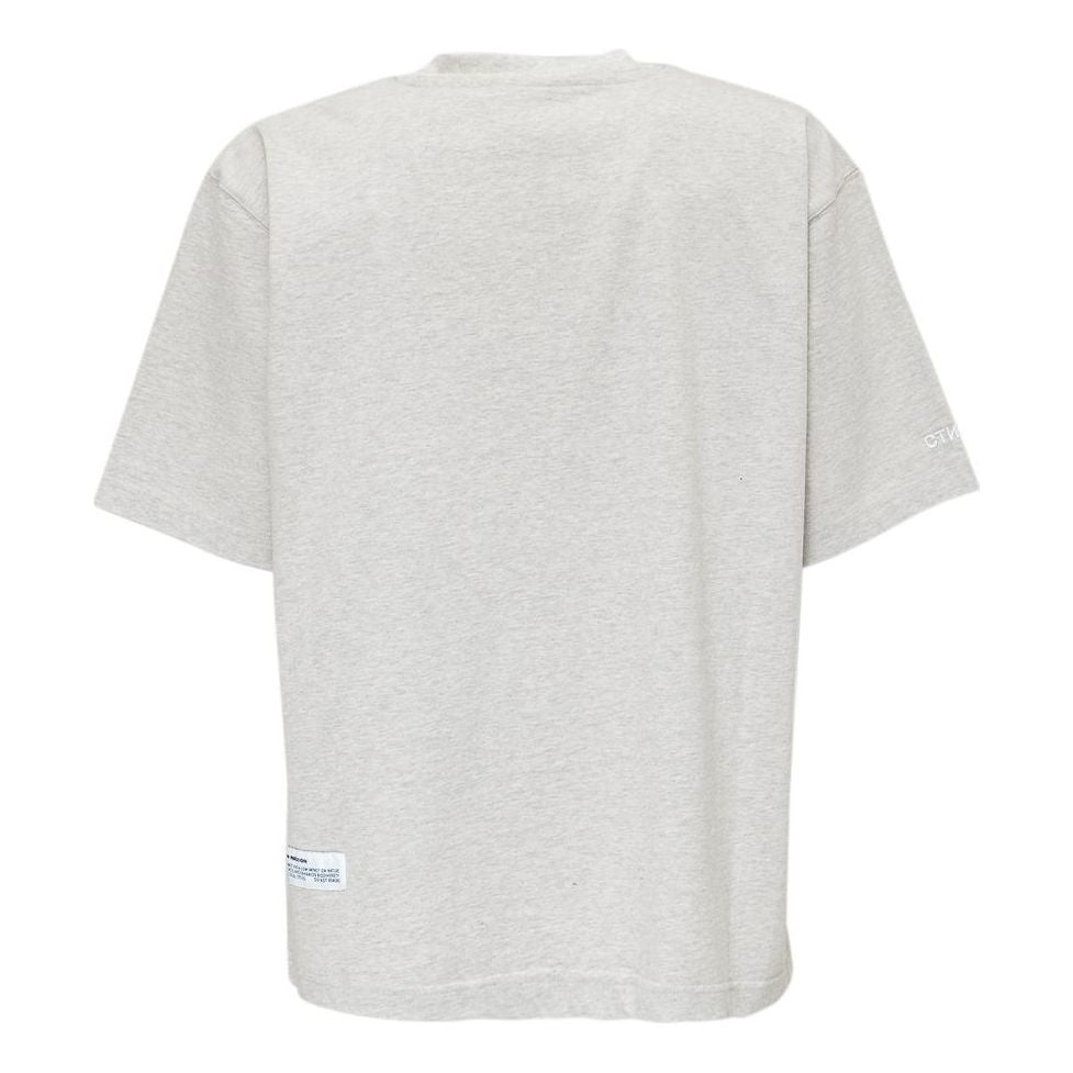 HERON PRESTON SS21 CTNMB Regular Poster T-shirt 'Grey Marl' HMAA019R21JER0010818