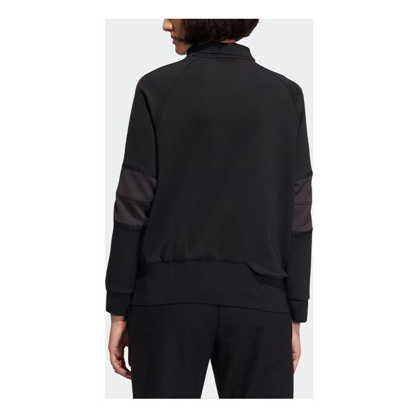 (WMNS) adidas Go-To Crewneck Sweatshirt Asia Sizing 'Black' H64646
