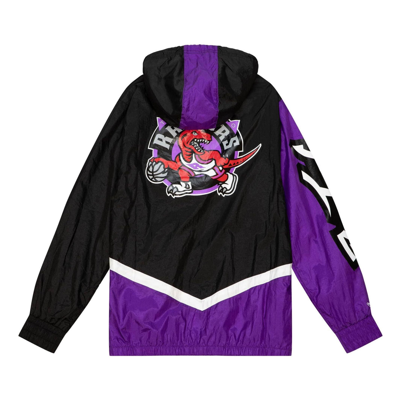 Mitchell & Ness x NBA Toronto Raptors Undeniable Full Zip Windbreaker Jacket 'Black Purple' OJZP3409-TRAYYPPPBLCK
