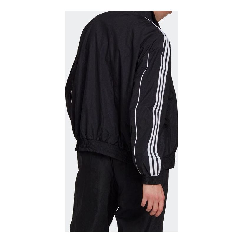 (WMNS) adidas Adicolor Classics Japona Track Top Asia Sizing 'Black White' GN2928
