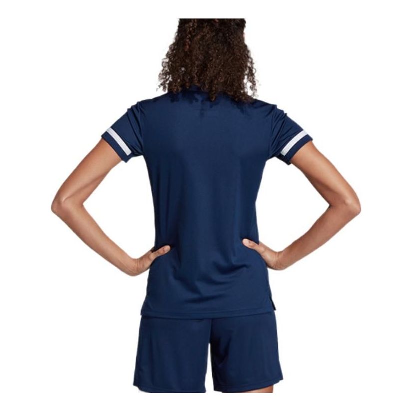 (WMNS) adidas Team 19 Polo Shirt Asia Sizing 'Navy' DY8863