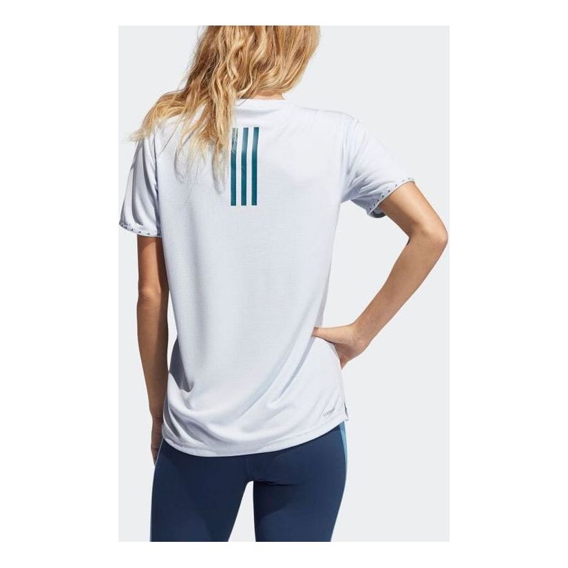 (WMNS) adidas BOS Necessi T-Shirt Asia Sizing 'Blue' GQ9413