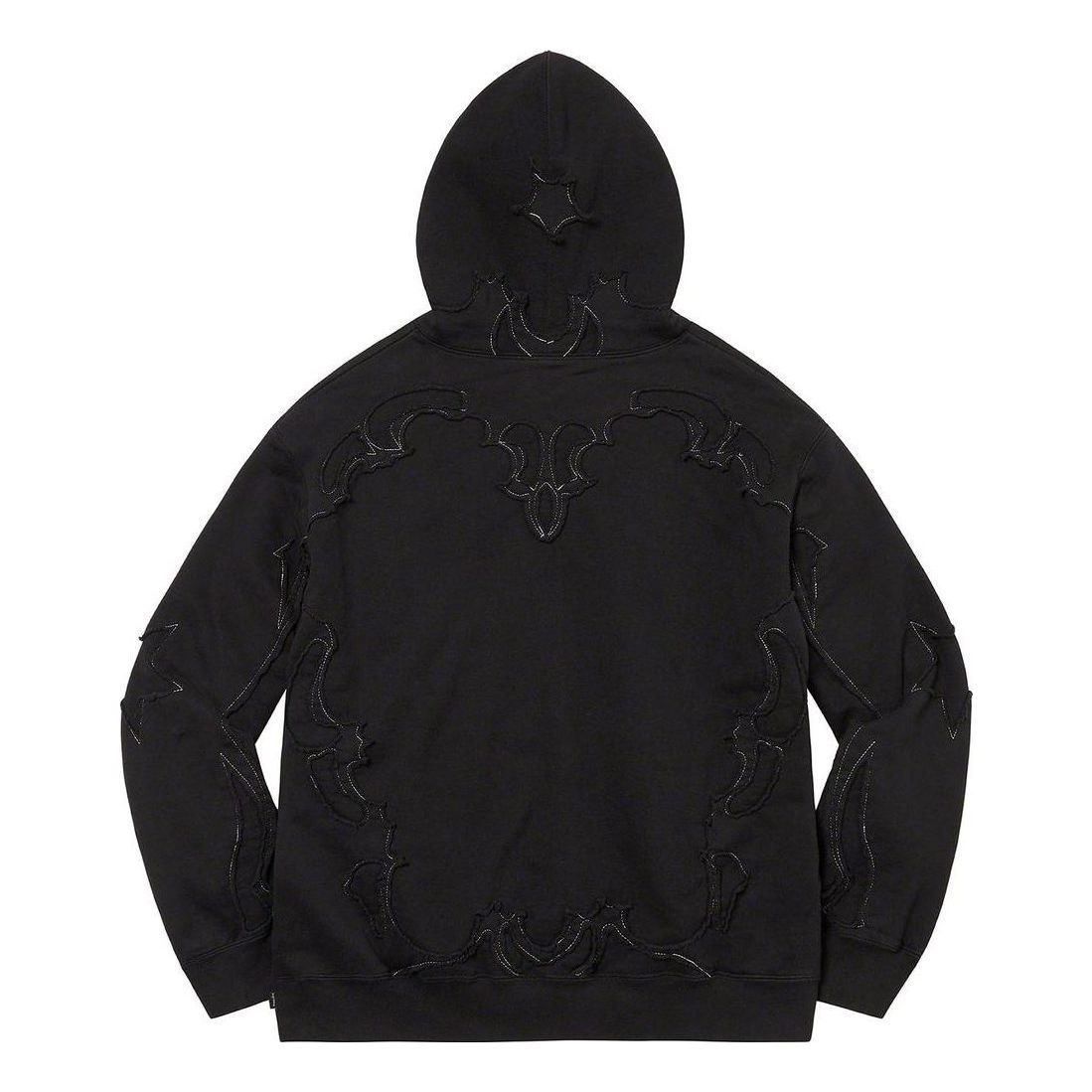 Supreme Western Cut Out Hooded Sweatshirt 'Black' SUP-SS23-217