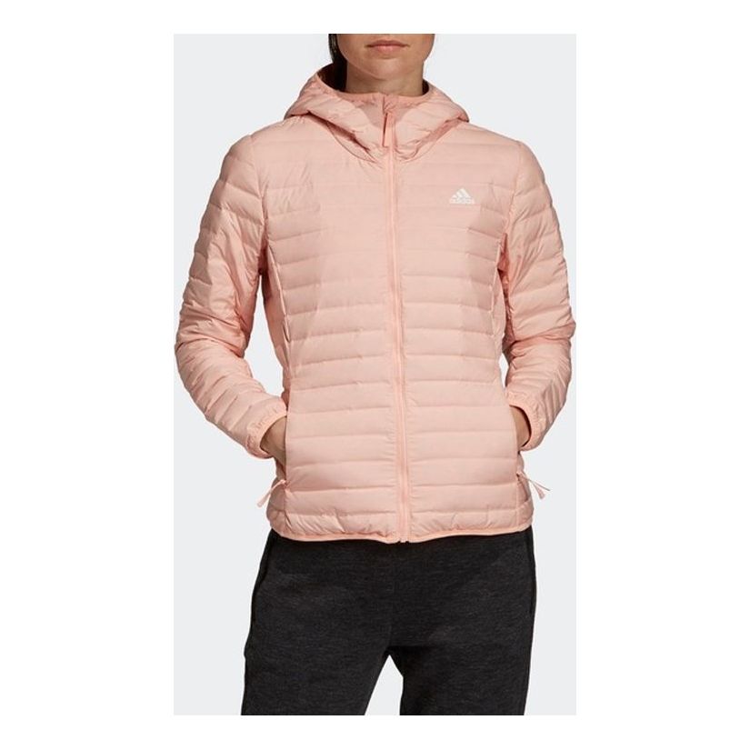 (WMNS) adidas Varilite Soft Hooded Jacket Asia Sizing 'Pink' DZ1496