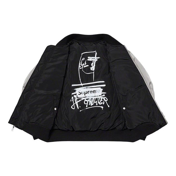 Supreme x Jean Paul Gaultier Reversible Backpack MA-1 'Grey Black White' SUP-SS19-833