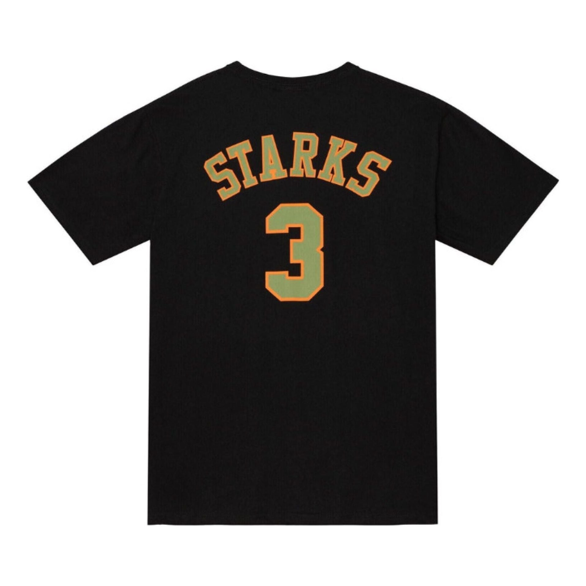 Mitchell & Ness x Nba New York Knicks Script T-shirt 'John Starks 3' BNN3DP22083-NYKBLCKJSR