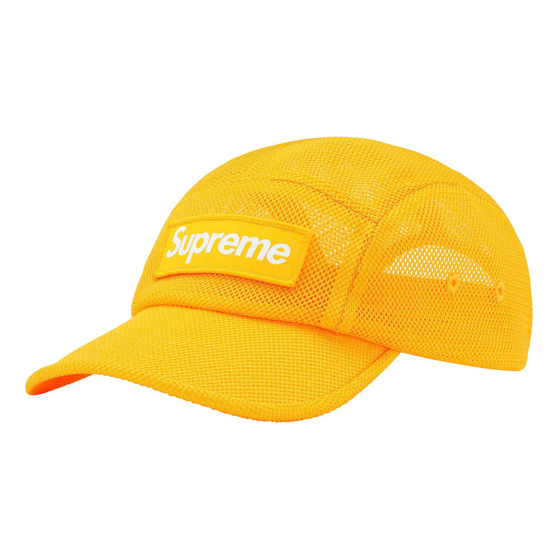 Supreme Mesh Cordura Camp Cap 'Yellow White' SUP-SS23-2284