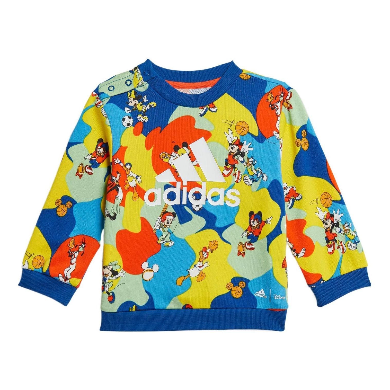 (TD) adidas x Disney Mickey Mouse Jogger Set 'Multi-Color' HK6652