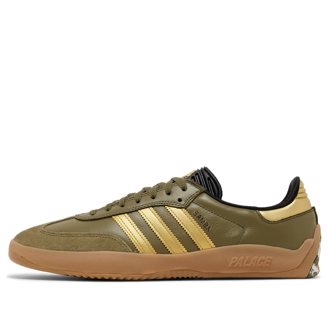 adidas x PALACE Samba Puig 'Focus Olive Metallic Gold' HQ6100