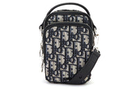 DIOR Fabric Camera Bag Shoulder Bag Crossbody Bag Unisex Black