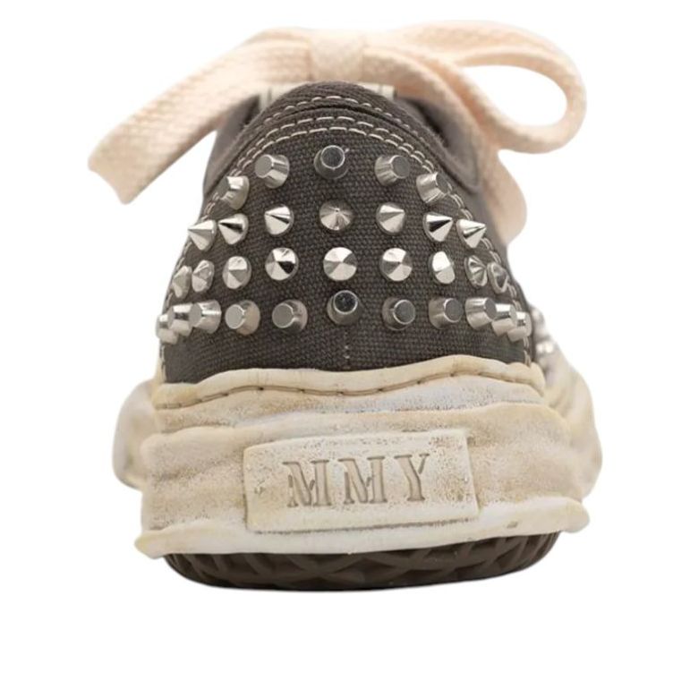 Maison MIHARA YASUHIRO Baker OG Sole Studded Canvas Low 'Grey' A13FW736-GRY