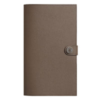 HERMES Evercolor Calfskin Wallet Regular Women's Brown