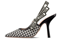 DIOR J'Adior Slim Heel High Heels 10cm Women's Black White