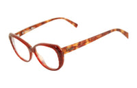 DIOR Plastic Irregular Shape Eyeglass Frames Women's Tortoiseshell