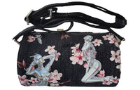 DIOR Cow Leather Round Bucket Bag Crossbody Bag Men's Multicolor