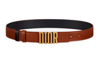DIOR Leather Belts Women's Brown