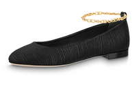 LOUIS VUITTON NINA Casual Single Shoes Women's Black