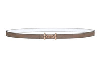 HERMES Leather Belts Women's Khaki