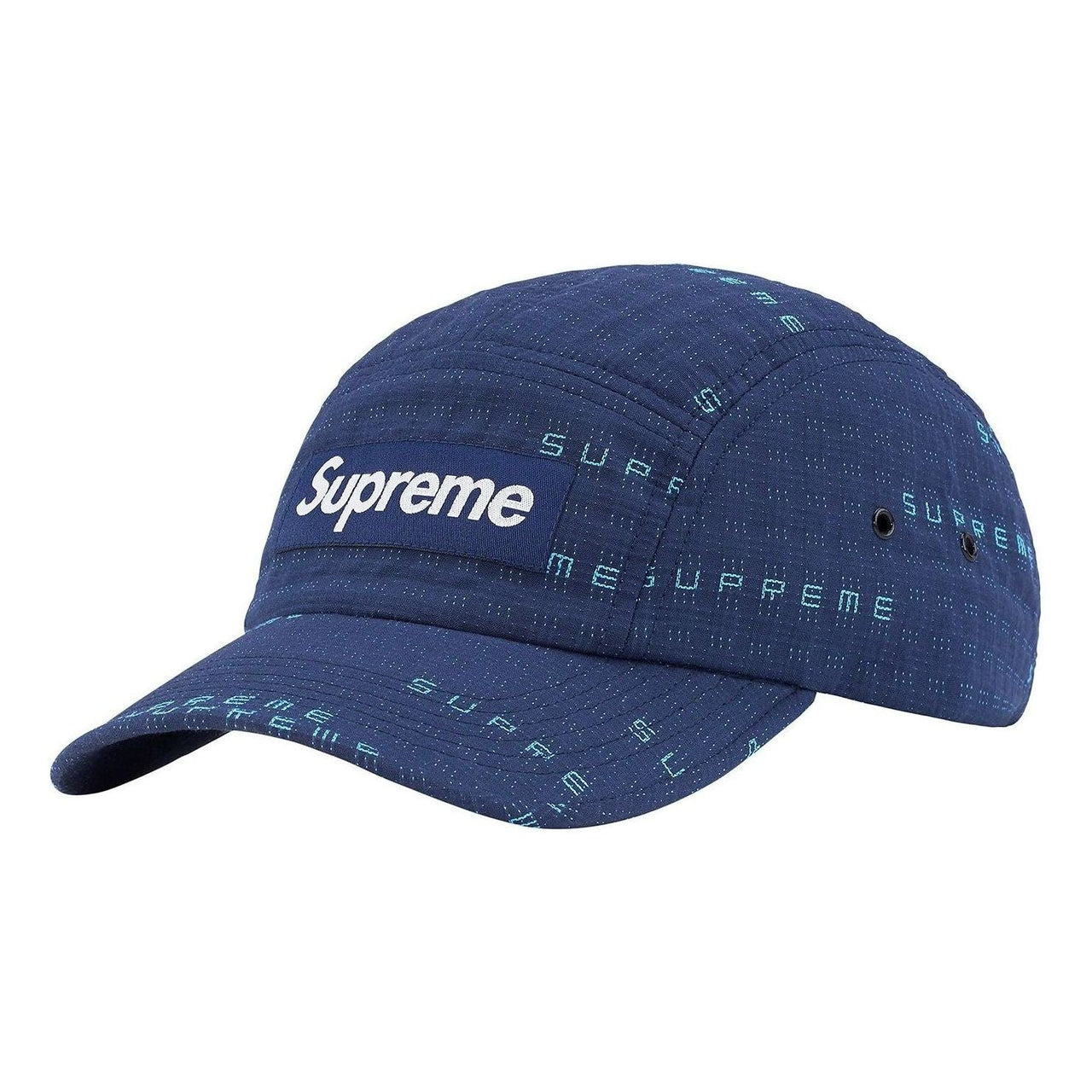 Supreme Stitch Jacquard Camp Hat SS22 'Navy' SUP-SS22-896-N