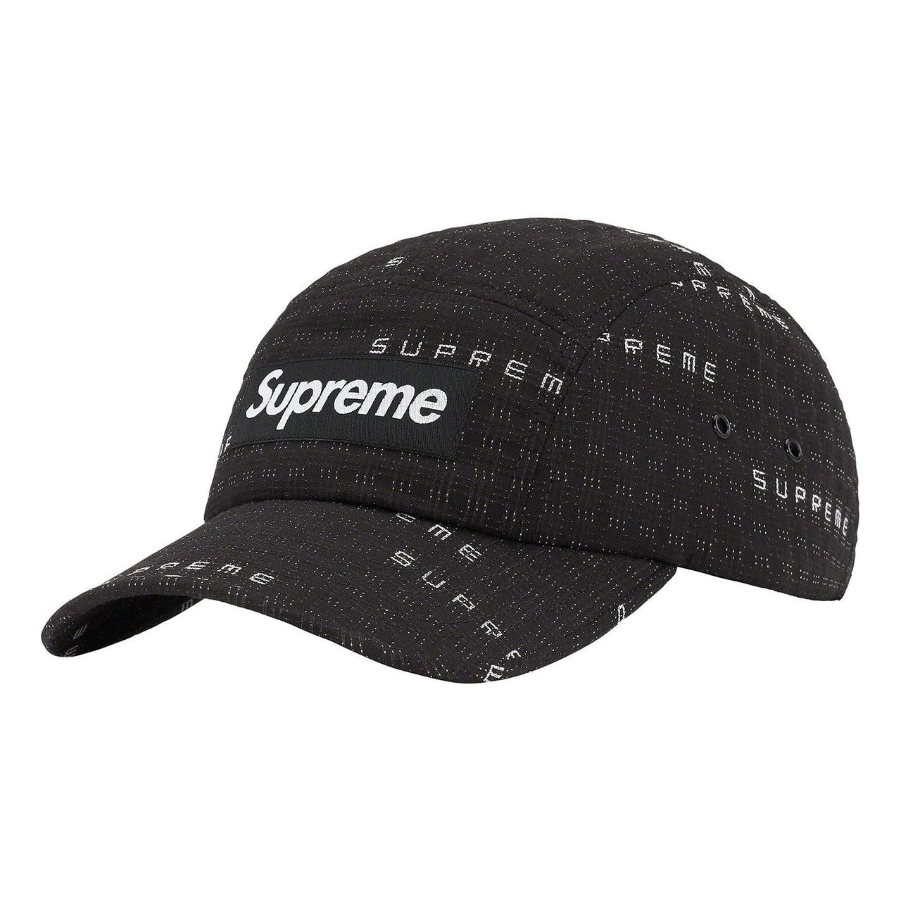 Supreme Stitch Jacquard Camp Hat SS22 'Black' SUP-SS22-896-B