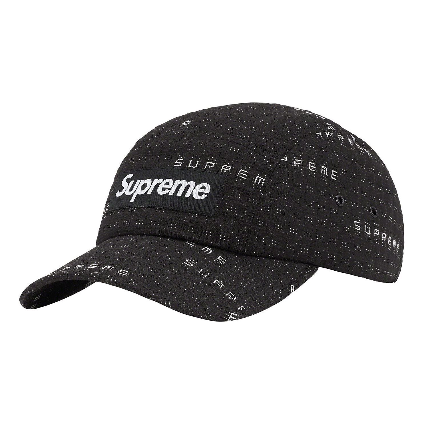 Supreme Stitch Jacquard Camp Hat SS22 'Black' SUP-SS22-896-B