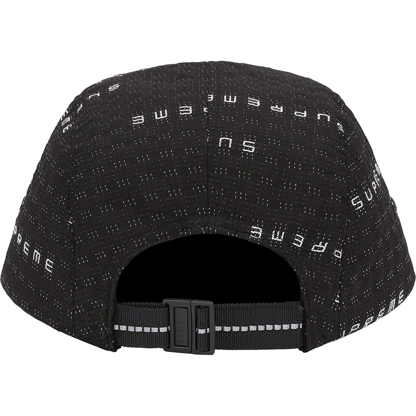 Supreme Stitch Jacquard Camp Hat SS22 'Black' SUP-SS22-896-B