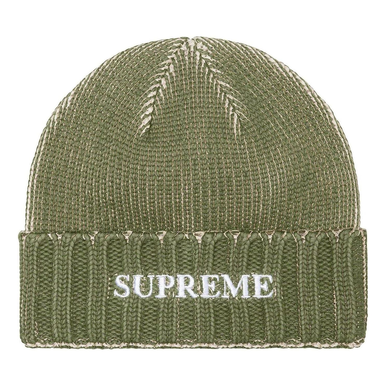 Supreme Overprint Beanie SS22 'Olive' SUP-SS22-889-OL