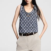LOUIS VUITTON Monogram Jacquard Tank Top