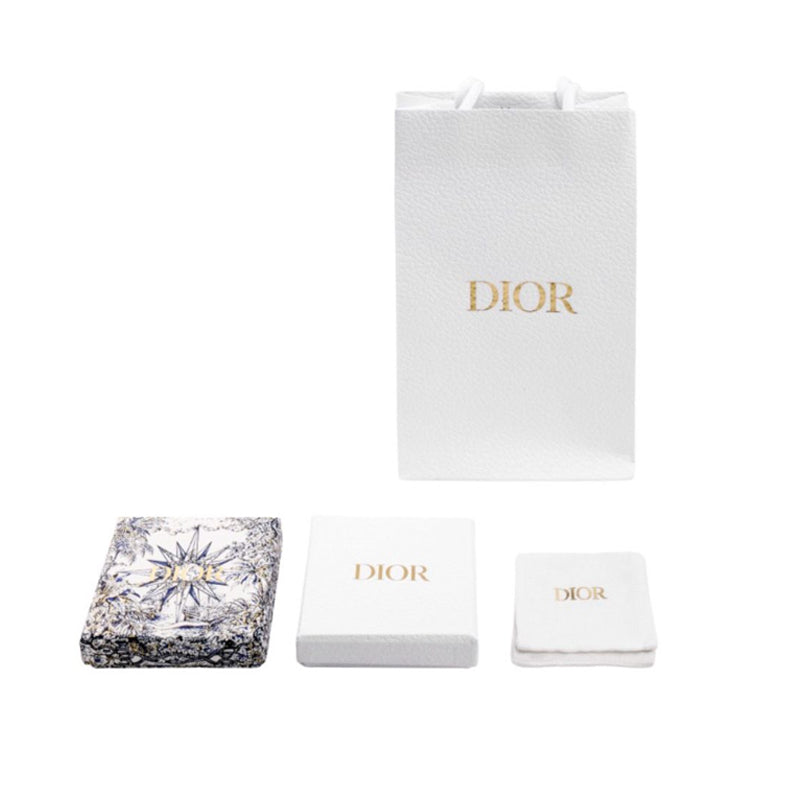 DIOR 18K Gold, Diamond, Mother Of Pearl Necklaces Women's White