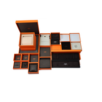 HERMES Calfskin Gold-Plated Bracelets Unisex Brown