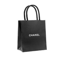 CHANEL Cashmere Knit Scarves Women's Black