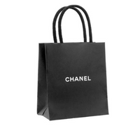 CHANEL 2001 CC-appliqué Ribbed-edge Beanie