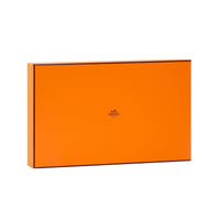 HERMES Cashmere Knit Scarves Women's Vermilion